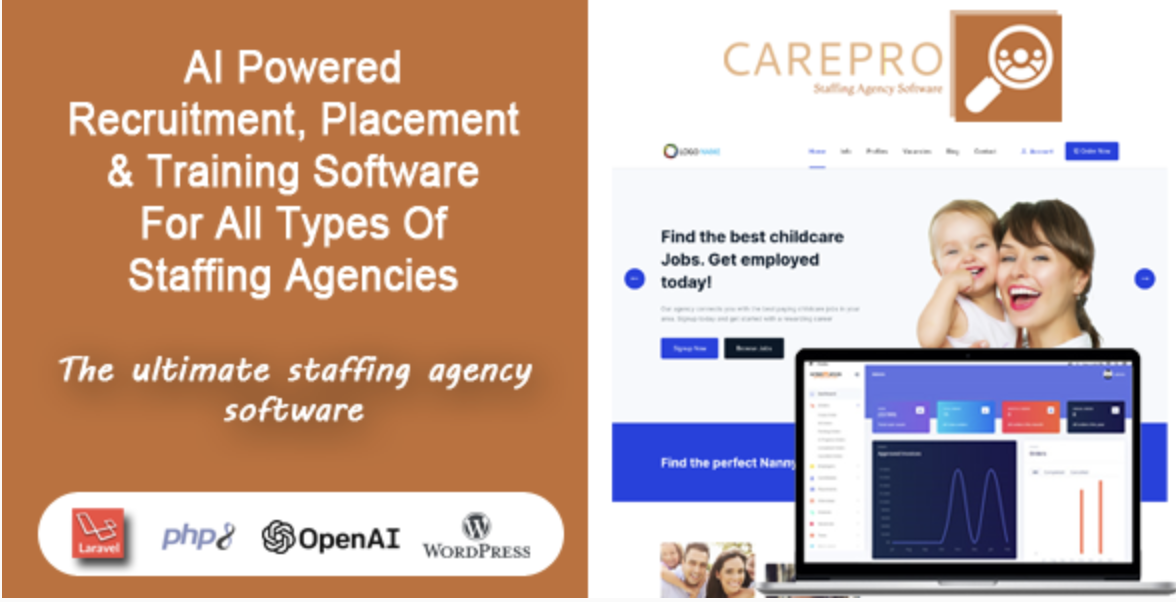 AI Recruitment & Staffing Agency Software - CarePro - CodeMinta