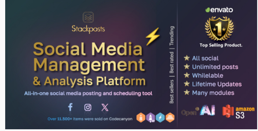 Stackposts - Social Marketing Tool
