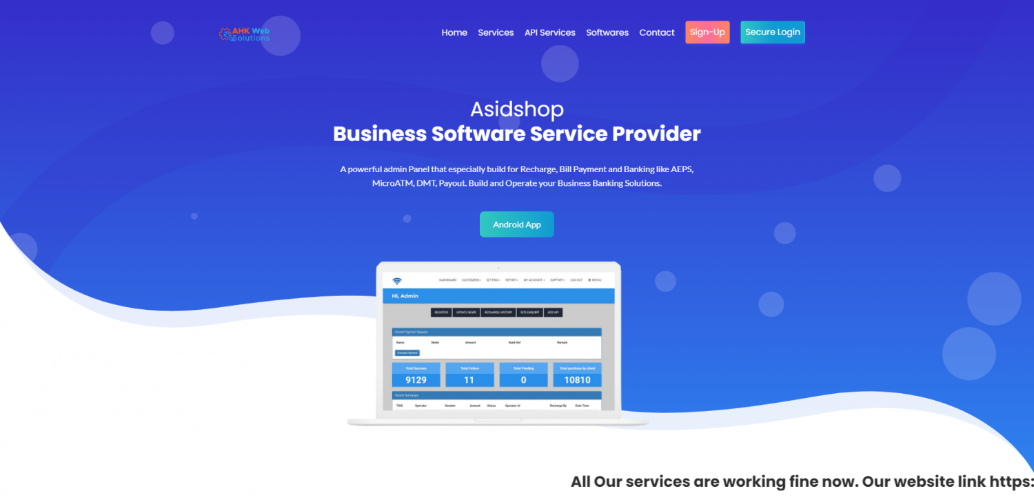 Multi Recharge Software with Source Code & API – Start Recharge Business | CodeMinta