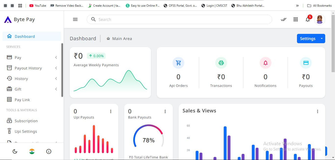 UPI gateway (Phonepe and gpay bharatpe amazoan pytam) 5 in getwey source code