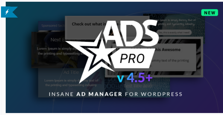 Ads Pro Plugin - Multi-Purpose WordPress Advertising Manager