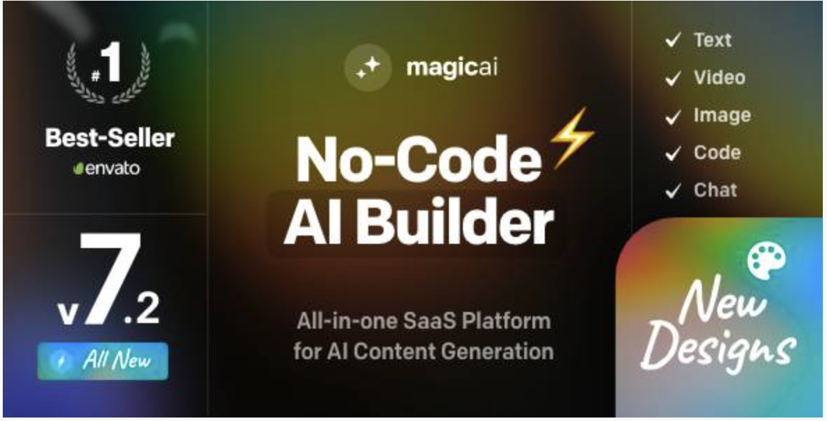 MagicAI - OpenAI Content, Text, Image, Video, Chat, Voice, and Code Generator as SaaS - CodeMinta